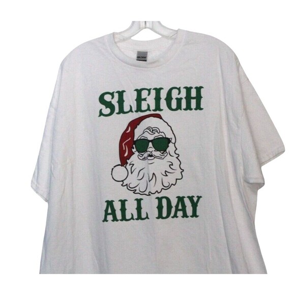 Gildan Heavyweight Cotton T Shirt Sleigh All Day Short Sleeves 2XL - Picture 2 of 5